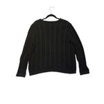 Ralph Lauren Lauren  Black Cable Knit V Neck Cotton Sweater Plus Size 2X Photo 4