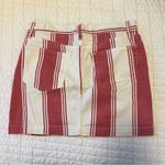 frame denim FRAME Striped Red and White Women's Skirt Photo 5