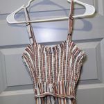Aeropostale  Multicolor Striped Smocked Bodice Jumpsuit size M Photo 11