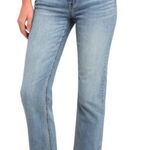 Lulus  Straight Leg Jeans Janine Relaxed Fit Medium Blue Wash Women’s Size 31 Photo 0