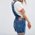 Levi's LEVI’S [Levi’s Orange Tab] Denim Overall Shorts Size L Photo 2