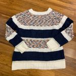 Maurice's  Women's Striped Knit Sweater‎ Crewneck Pullover Size Large Soft Cozy Photo 3