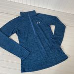 Under Armour  Blue Half Zip Raglan Pullover Sweatshirt Size S Photo 1