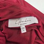 L'Academie Adele Midi Dress in Burgundy XS Photo 7