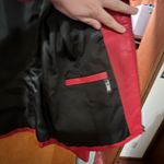 Studio Works Women's Red Leather Jacket Photo 2