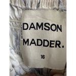 Womens Damson Madder Violet Drop Waist Midi Dress size 12 Coquette Regency Fairy White Photo 5