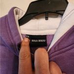 Doux bisou madeline Renee purple cropped hoodie size xs Photo 1
