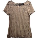 EXPRESS  Lace Top Large Floral Sheer Cover Up Feminine Resortwear Travel Vacation Photo 0