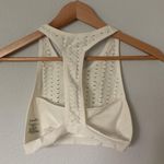 Poof! White Cut Out Crop Tank Photo 1