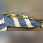 FRNCH Blue & White Open Front Lahlia Cardigan Size M Knitting long sleeves Photo 7