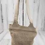 Jackson Beige Crochet Knit Style Double Strap Shoulder Bag Women's Purse Photo 4