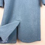 SNDYS X Revolve Teddy Coat in Storm Blue Oversized Long Collared Size 4 Photo 9
