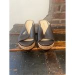 Taryn Rose  Cork Wedge Leather Sandals 6.5 Photo 3