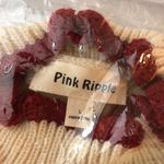 Pink Ripple Retro Sweater Embroidered Floral Ruffle 3/4 Sleeve Ivory L Size L Photo 4