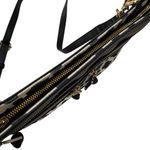 Spartina 449  Linen and Leather May River Onyx Crossbody Bag Black Cream Photo 7