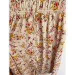 ASOS DESIGN shirred midi tea dress in cream meadow floral print Size US 0 Photo 12