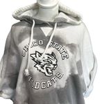 Champion  Chico State women's size XL short sleeve hoodie white and grey Photo 0
