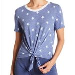 Alternative  Star Top Patterned Blue Tie Front Photo 1