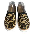 Talbots  Womens Brittany Leopard Print Knit Sneakers Shoes Size 9.5 M slip on Photo 1