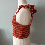 Free People Flutter Sleeve Smocked Tank Top Size Large Photo 3