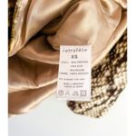 Retrofête Retrofete | Eleanor Velvet Snake-Print Cocktail Dress | Gold Snake | Sz XS Photo 7