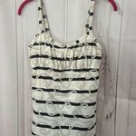 kim rogers Women’s Medium Curvy Swim Tankini Top Beach Pool Ocean Photo 0