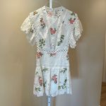 Saylor Robbie Dress Floral White Mini Size XS Photo 4