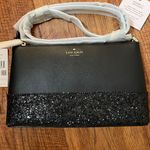 Kate Spade New York Flash Black Crossbody Sparkled Glitter Leather Bag Chic NWT Photo 1