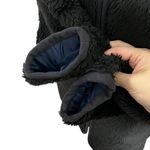 J.Crew  Plush Teddy Jacket Women’s Size XXS Black Zip Up Fleece Stand Collar Photo 6