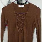 Zeagoo  Cross straps mini dress. Size S Photo 3