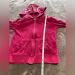 Papaya  Y2K LOVE Full Zip Hoodie Sweatshirt Velour Sequins Women’s Sz S GUC Photo 7