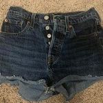 Levi's Levi’s 501 Dark Wash Denim Shorts High-Waisted Photo 0