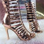 Liliana gold gladiator heels Size 5 1/2 Photo 3