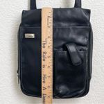Perlina Vintage  New York Black Genuine Leather Sling Crossbody Bag Photo 10