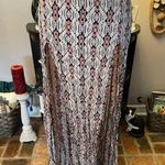 Brandy Melville John Galt Aztec southwest maxi skirt with high front slits. Photo 0