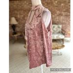 Lime n Chili Top Mauve Pink Velvet Cold Shoulder Cutout 6 Party Date Glam Chic Photo 6
