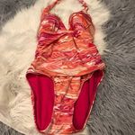 Ralph Lauren 🦄 Lauren  Pink Orange Swimsuit Photo 0