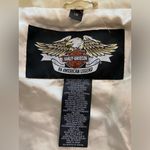 Women's Harley Davidson Cream Quilted Jacket Size undefined Photo 7