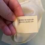 NWT $120 Kin Studio XS Pleated Skirt Fair Trade Organic Cotton Slow Fashion Tan Photo 5