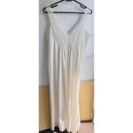 Vintage Shadowline Front Lace Bodice Peignoir Set Robe & Nightgown Ivory Size M‎ Size M Photo 5