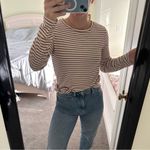 Stripped scoop neck long sleeve Size M Photo 5