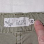 Carve Designs  Mid Rise Shorts W4 Light Khaki Green Photo 2