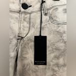 Black Orchid  28 Black Jewel Skinny Leg Distressed Denim Jeans Gray Tie-Dye Photo 2