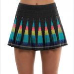 Lucky in Love Skort Pleated Aztec Tribal Pickleball Tennis Size XS / Small Black Photo 6