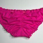 SUNDAZED Mermaid Ruffled Cheeky Hipster Bikini Bottoms. Size S Pink Photo 4
