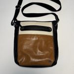 The Sak  Laurel Crossbody Black Brown Beige Tri Color Leather Purse Shoulder Bag Photo 1