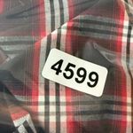 Isabel Etoile Marant Oria Plaid Ruched Dress Black Red White Size 38 Photo 11