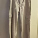 Wild Fable Womens Faux Leather Pants Size M Medium Beige Ivory Cream Waist 30” NWT $32 Photo 0