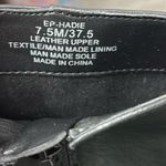 Enzo Angiolini  Hadie Leather Block Heel Booties 7.5 Photo 8