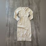 Topshop  Cream Long Sleeve Dress Photo 2